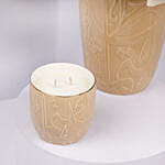 Otantik Home - White Roses Vase n Chocolate n Candle