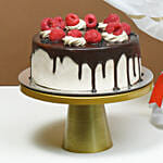 Passionate Love Roses and Black Forest Cake Surprise