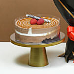 Passionate Sunshine Roses N Cake Delight