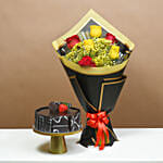 Passionate Sunshine Roses with Sweet Treats