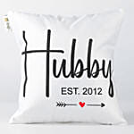 Personalised Cushion For Hubby