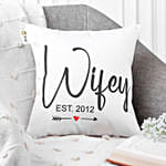 Personalised Cushion For Wifey