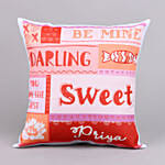 Personalised Cute Valentine Cushion
