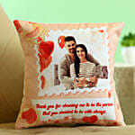 Personalised Karwa Chauth Cushion