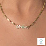 Personalized Designer Gold Necklace