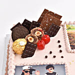 Photo Collage Square Cake