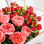Pink Garden Roses Bouquet
