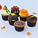 Pumpkin Shape Cupcakes