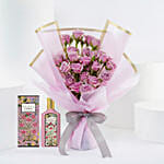 Purple Rosy Charm With Gucci Flora