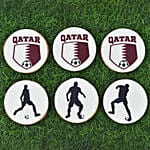 Qatar Football Cookies
