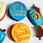 Ramadan Mubarak Vanilla Cupcakes and Cakesicles