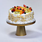 Red Roses Bunch With 1.5 Kg Mix Fruit Cake