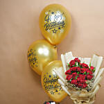 Red Roses & Chocolate Bliss