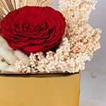 Regal Red Forever Rose Vase