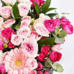 Roses and Gerberas Mixed Flower