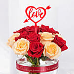 Roses Symphany For Valentines | Red Love Topper