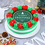 Season's Greetings Chocolate Cake