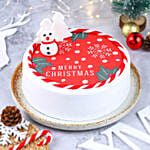 Snowy Christmas Chocolate Cake