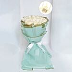 White Roses Bouquet For Eid