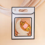 White Scented Croissant Candle & Lantern