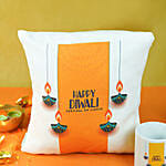Wishes of Diwali Cushion and Mug
