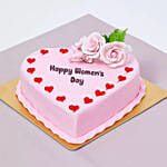 Womens Day Heart Shape Cake 1 Kg