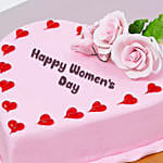 Womens Day Heart Shape Cake 1 Kg
