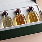 Kenooz Luxurious Ramadan Perfume Trio in Green Leather Box