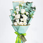 White Flowers Hand Bouquet