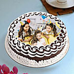 Delightful Birthday Photo Cake Half Kg