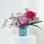 Happy Birthday Flower Mug