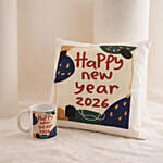 New Year Keepsake Cushion & Mug