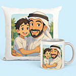 Personalize Your Ghibli Cushion n Mug for Abba