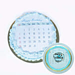 Unique Calendar Candle Cake