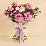 Beautiful Purple Rose Bouquet