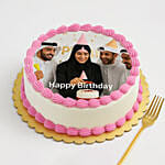 Delicious Birthday Photo Cake Half Kg