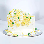 Floral Design Chocolate Cake