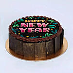 Happy New Year Chocolate Cake Half Kg