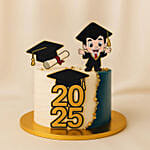 Name Customized Funky Graduation Cake