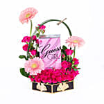 Pink & Red Bloom Tray