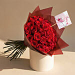 When Love Speaks 35 Roses With Topper