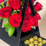 Hut Shaped Box With Rocher