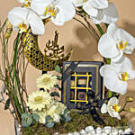 Blessed Moon Blossom & Chocolate Arrangement