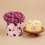 Petals & Vanilla Cake Combo