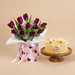 Blooming Love Treat For Her Red Velvet