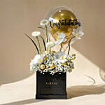 Elite Congratulations Box Arrangement