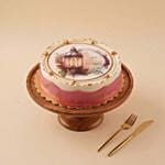 Luxury Eid Lantern Red Velvet Cake - 500 Grams