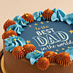 My Best Dad Chocolate Cake for Father's Day