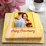 Couple Framed Photo Cake- Pineapple 2 Kg