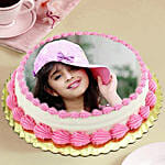 Heavenly Photo Cake Eggless 1 Kg Butterscotch Cake